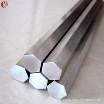 High performance ASTM B348 Gr5 titanium alloy hex bar